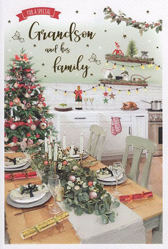Picture of GRANDSON & FAMILY CHRISTMAS CARD